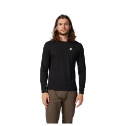 KOSZULKA ROWEROWA Z DŁUGIM RĘKAWEM FOX RANGER DR SHEPHERDS BLACK  ENDURO CROSS