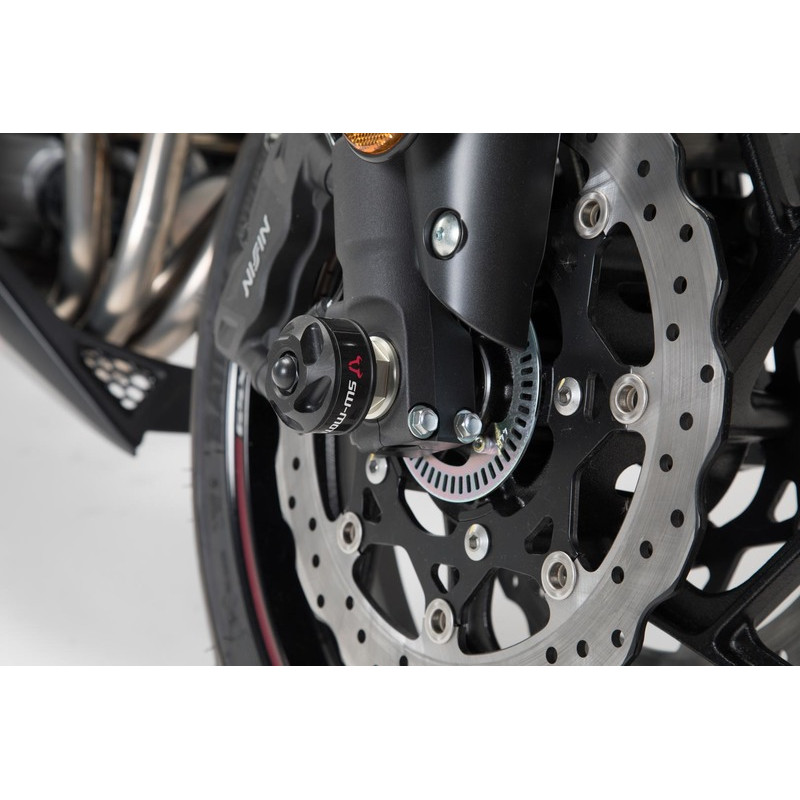 SLIDERY PRZEDNIEGO ZAWIESZENIA SW-MOTECH SUZUKI GSX-S750 (17-), BLACK