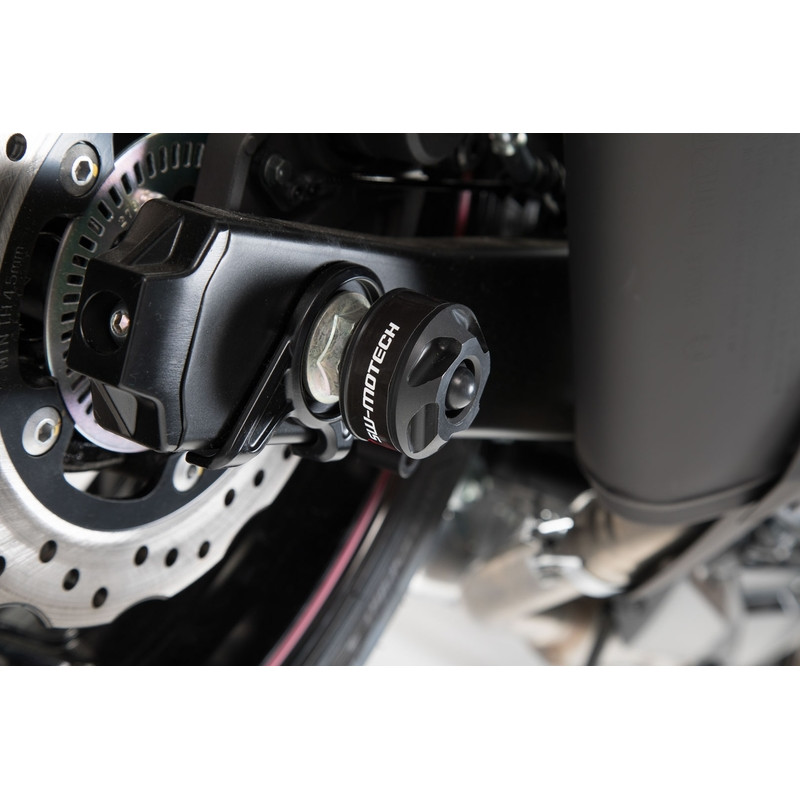 SLIDERY TYLNEGO ZAWIESZENIA SW-MOTECH SUZUKI GSX-S750 (17-), BLACK