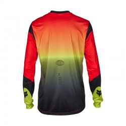 KOSZULKA ROWEROWA Z DŁUGIM RĘKAWEM FOX RANGER REVISE RD/YLW  ENDURO CROSS