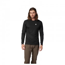KOSZULKA ROWEROWA Z DŁUGIM RĘKAWEM FOX RANGER WAYFARING BLACK  ENDURO CROSS