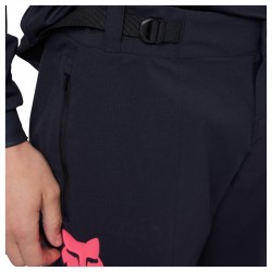 SPODENKI ROWEROWE FOX RANGER RACE BLACK/PINK  ENDURO CROSS