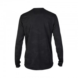 KOSZULKA ROWEROWA Z DŁUGIM RĘKAWEM FOX RANGER TRU DRI BLACK  ENDURO CROSS