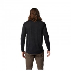 KOSZULKA ROWEROWA Z DŁUGIM RĘKAWEM FOX RANGER TRU DRI BLACK  ENDURO CROSS