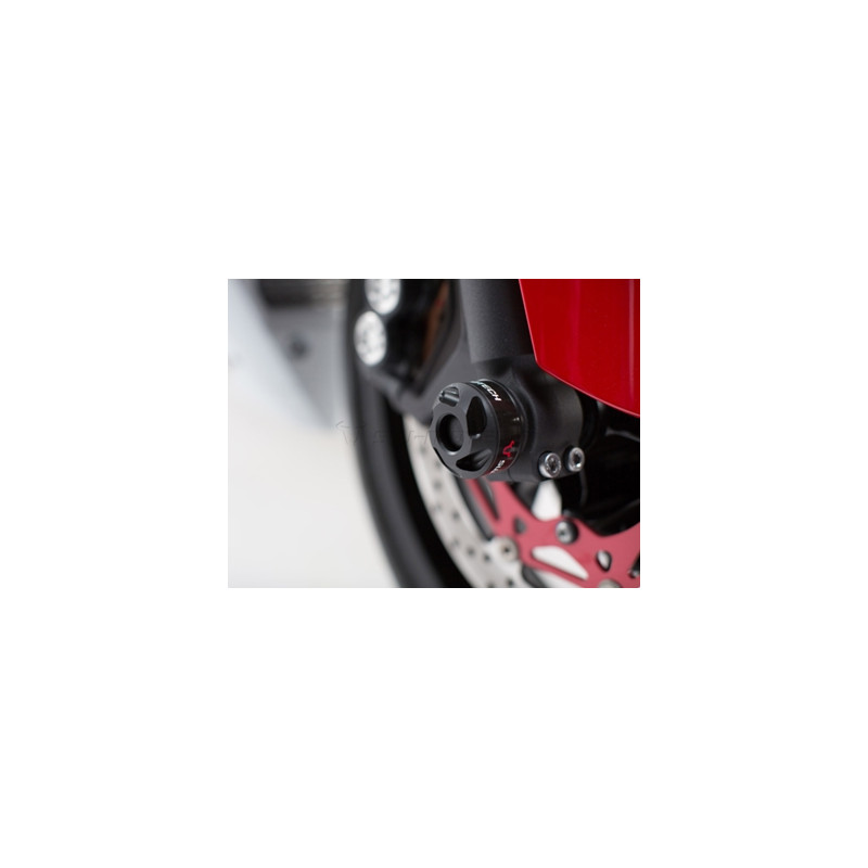 SLIDERY PRZEDNIEGO ZAWIESZENIA SW-MOTECH YAMAHA YZF-R1 (15-)/MT-10 (16-), BLACK