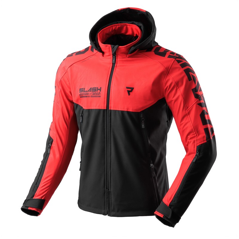 KURTKA TEKSTYLNA REBELHORN SLASH SPIDER BLACK/RED SOFTSHELL KURTKA TEKSTYLNA REBELHORN SLASH SPIDER BLACK/RED SOFTSHELL