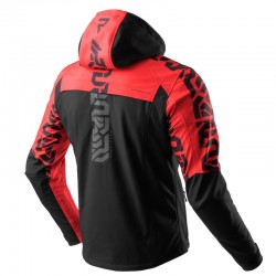 KURTKA TEKSTYLNA REBELHORN SLASH SPIDER BLACK/RED SOFTSHELL 