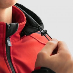 KURTKA TEKSTYLNA REBELHORN SLASH SPIDER BLACK/RED SOFTSHELL 