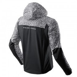 KURTKA TEKSTYLNA REBELHORN SLASH NORIAKI BLACK/WHITE SOFTSHELL 