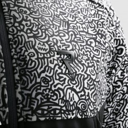 KURTKA TEKSTYLNA REBELHORN SLASH NORIAKI BLACK/WHITE SOFTSHELL 