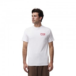 T-SHIRT FOX SPEED SERVICE PREM TEE OPTIC WHITE  ENDURO CROSS