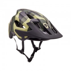 KASK ROWEROWY FOX SPEEDFRAME CAMO CE GREEN CAMO  ENDURO CROSS