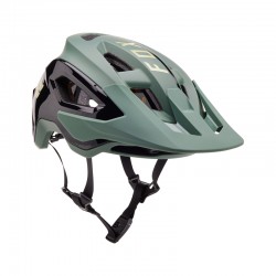 KASK ROWEROWY FOX SPEEDFRAME PRO BLOCKED CE HUNTER GREEN  ENDURO CROSS