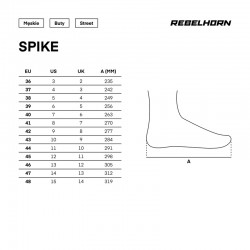 BUTY SKÓRZANE REBELHORN SPIKE GREY/BLACK SOLE 