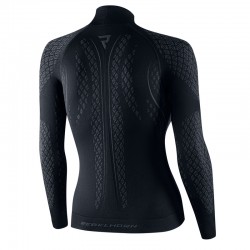 KOSZULKA TERMOAKTYWNA Z DŁUGIM RĘKAWEM REBELHORN THERM II LADY BLACK/GREY 