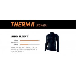 KOSZULKA TERMOAKTYWNA Z DŁUGIM RĘKAWEM REBELHORN THERM II LADY BLACK/GREY 