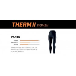 SPODNIE TERMOAKTYWNE REBELHORN THERM II LADY BLACK/GREY 