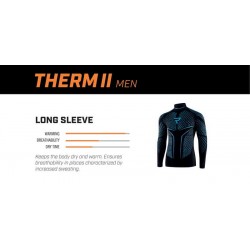 KOSZULKA TERMOAKTYWNA Z DŁUGIM RĘKAWEM REBELHORN THERM II BLACK/BLUE 