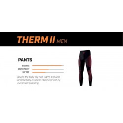 SPODNIE TERMOAKTYWNE REBELHORN THERM II BLACK/RED 