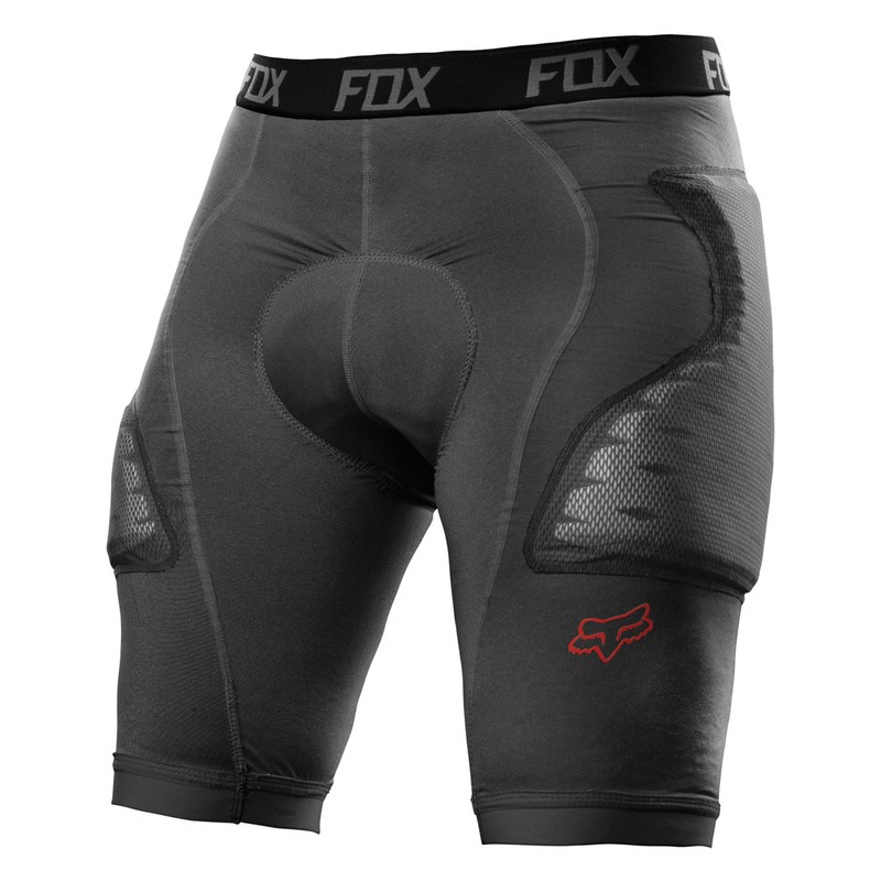 SPODENKI Z OCHRANIACZAMI FOX TITAN RACE SHORT CHARCOAL  ENDURO CROSS
