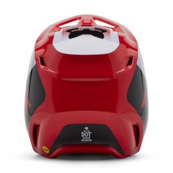 KASK FOX V1 LEAN FLUORESCENT RED  ENDURO CROSS