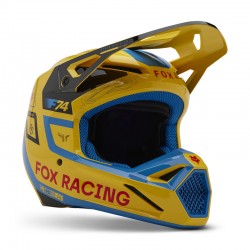 KASK FOX V1 RACE SPEC PALE YELLOW  ENDURO CROSS