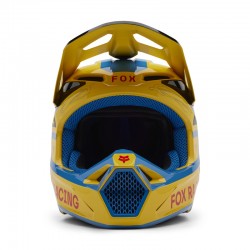 KASK FOX V1 RACE SPEC PALE YELLOW  ENDURO CROSS