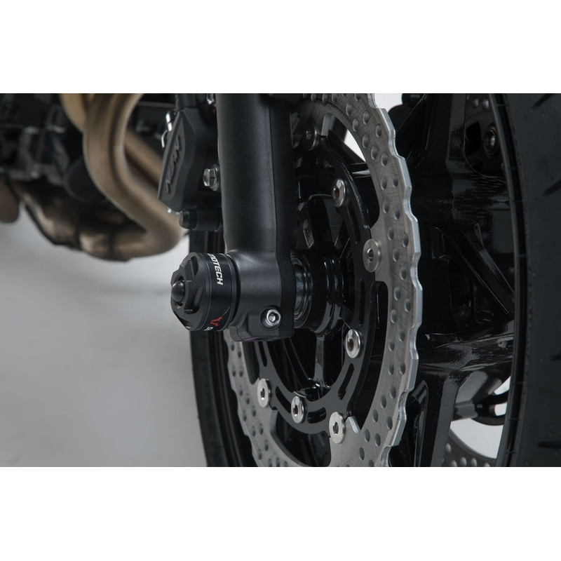 SLIDERY PRZEDNIEGO ZAWIESZENIA SW-MOTECH KAWASAKI Z650 (16-), BLACK