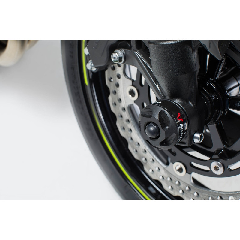 SLIDERY PRZEDNIEGO ZAWIESZENIA SW-MOTECH KAWASAKI Z900 (16-), BLACK