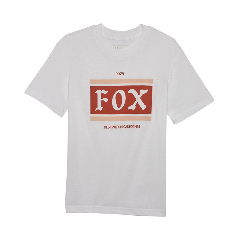 T-SHIRT FOX LADY HERITAGE TEE WHITE  ENDURO CROSS