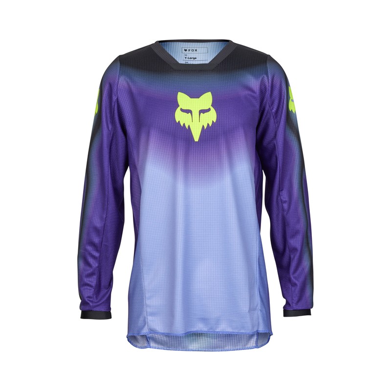 BLUZA FOX JUNIOR 180 INTERFERE JERSEY BLACK/BLUE ENDURO CROSS BLUZA FOX JUNIOR 180 INTERFERE JERSEY BLACK/BLUE ENDURO CROSS
