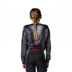 BLUZA FOX JUNIOR 180 INTERFERE JERSEY GREY/RED  ENDURO CROSS