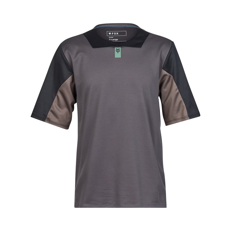 KOSZULKA ROWEROWA FOX JUNIOR DEFEND GRAPHITE  ENDURO CROSS