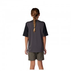 KOSZULKA ROWEROWA FOX JUNIOR DEFEND GRAPHITE  ENDURO CROSS