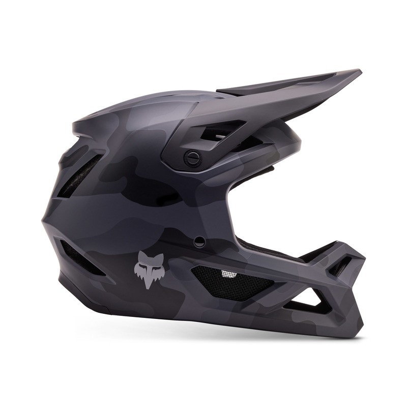 KASK ROWEROWY FOX JUNIOR RAMPAGE CE/CPSC BLACK CAMO  ENDURO CROSS