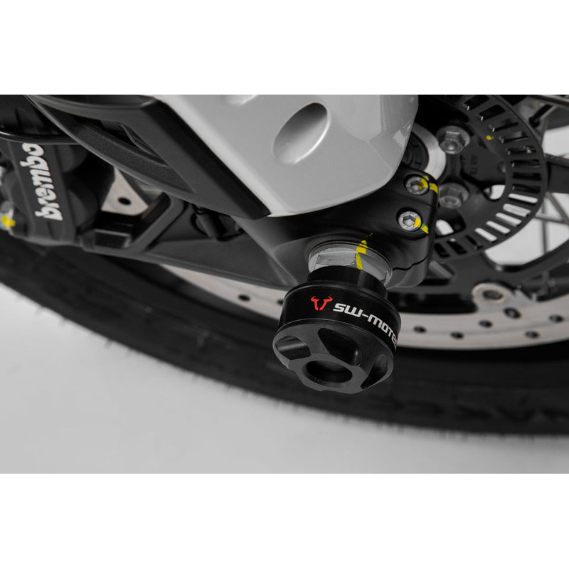 SLIDERY PRZEDNIEGO ZAWIESZENIA SW-MOTECH MOTO GUZZI V85 TT (19-), BLACK