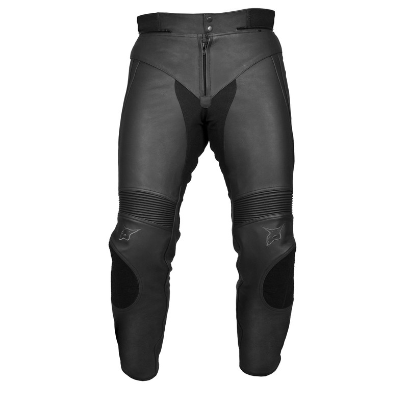 SPODNIE SKÓRZANE REBELHORN STROKE BLACK 