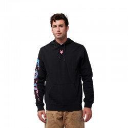BLUZA Z KAPTUREM FOX EMOTION BLAST FLEECE PO BLACK  ENDURO CROSS