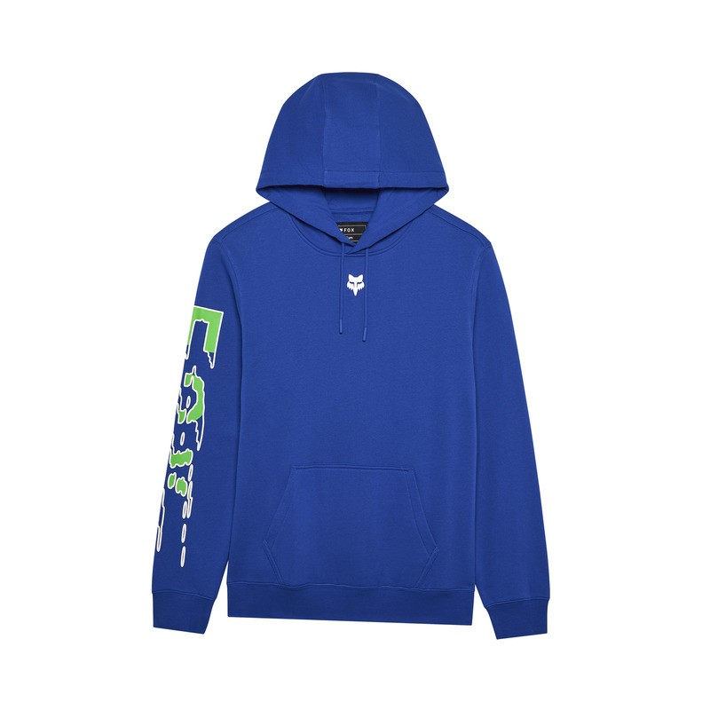 BLUZA Z KAPTUREM FOX EMOTION BLAST FLEECE PO BLUE  ENDURO CROSS