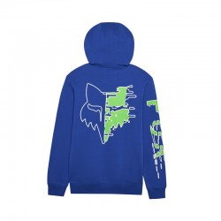 BLUZA Z KAPTUREM FOX EMOTION BLAST FLEECE PO BLUE  ENDURO CROSS