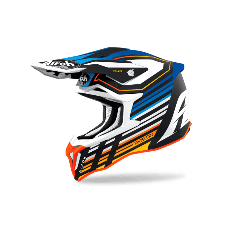 KASK AIROH STRYCKER SHADED BLUE MATT 