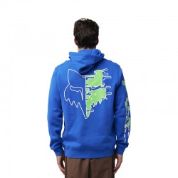 BLUZA Z KAPTUREM FOX EMOTION BLAST FLEECE PO BLUE  ENDURO CROSS