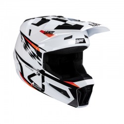 KASK Z GOGLAMI LEATT KIT MOTO 3.5 JUNIOR V25 (51-52CM) WHITE 