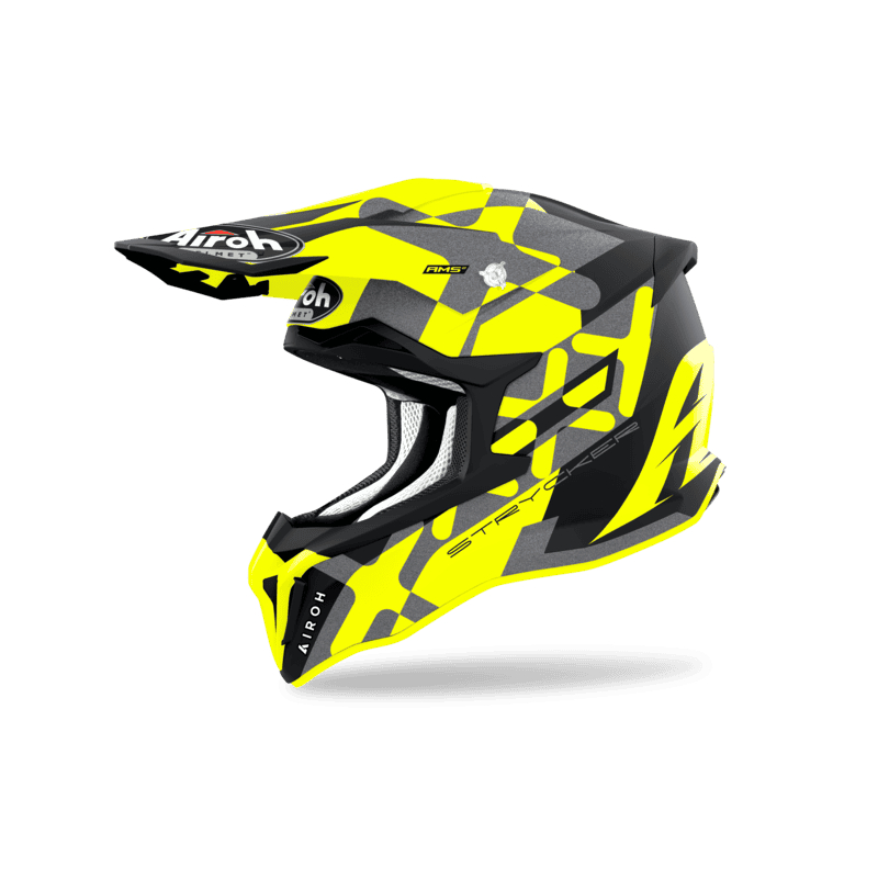 KASK AIROH STRYCKER XXX YELLOW MATT 