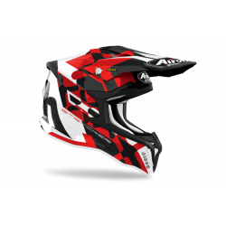 KASK AIROH STRYCKER XXX RED GLOSS 