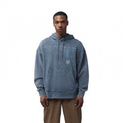 BLUZA Z KAPTUREM FOX THROTTLE OVERSIZED FLC PO DARK VINTAGE  ENDURO CROSS
