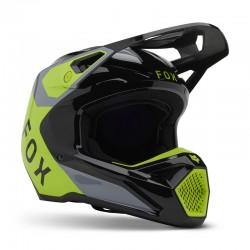 KASK FOX V1 LEAN GREY/YELLOW  ENDURO CROSS