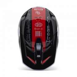 KASK FOX V1 RACE SPEC FLUORESCENT RED  ENDURO CROSS