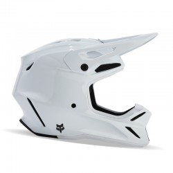 KASK FOX V3 RS CARBON SOLID WHITE  ENDURO CROSS