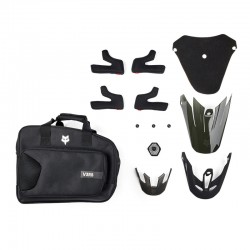 KASK FOX V3 RS CARBON SOLID WHITE  ENDURO CROSS